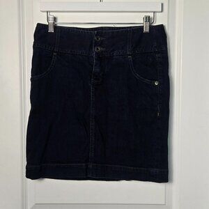 Converse Denim Skirt - 4 Dark Blue Denim